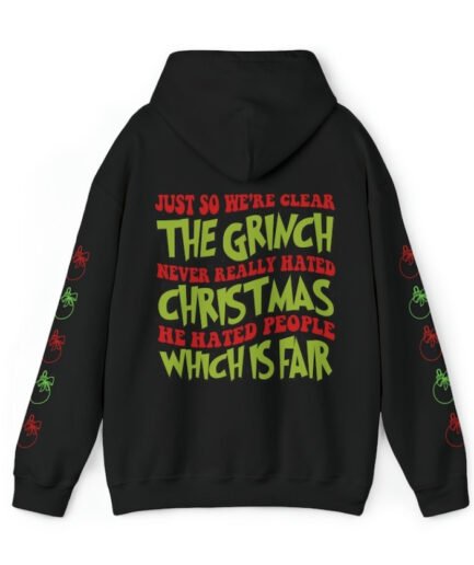 Grinch Fair Christmas Hoodie