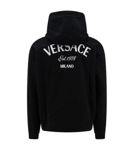 Versace Men's Black Hoodie